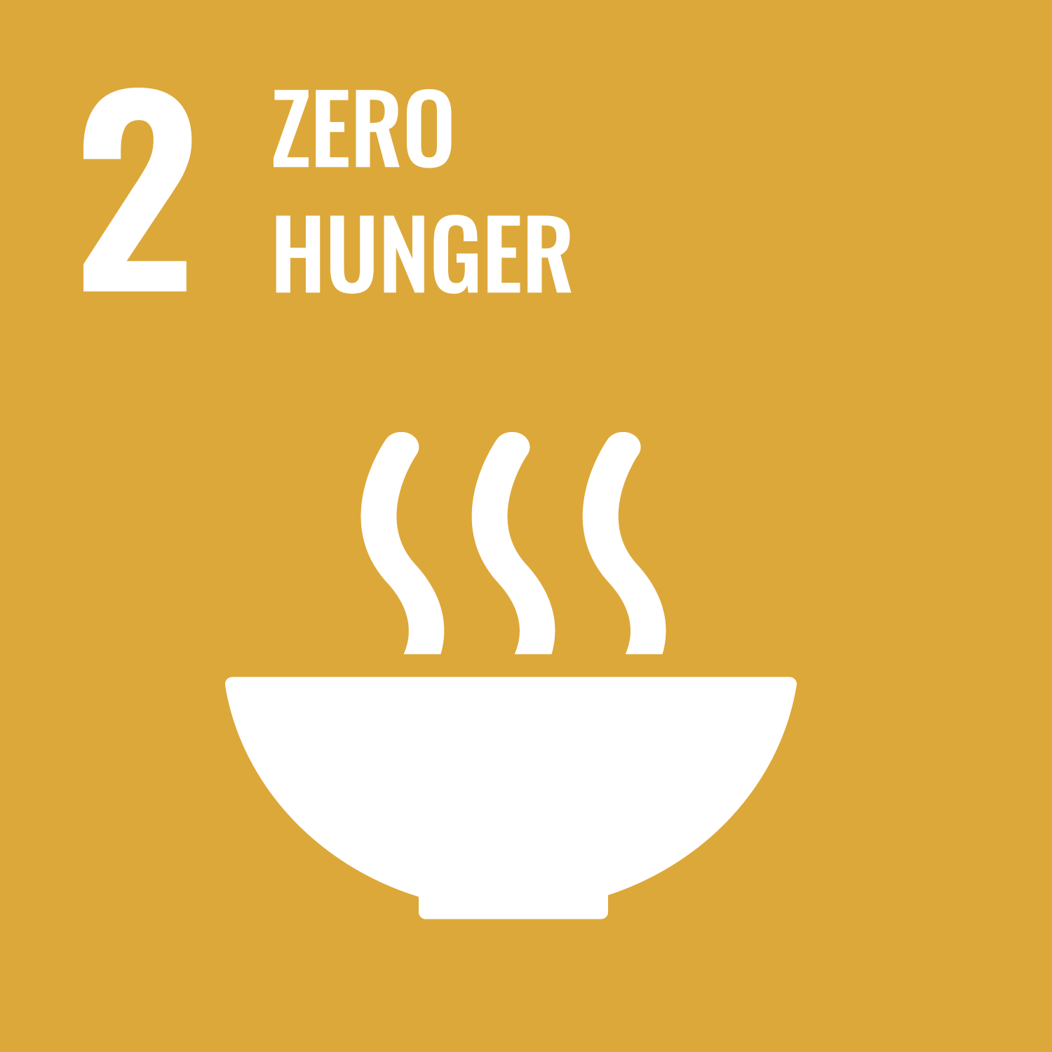 UN Sustainability Goal Icon #2
